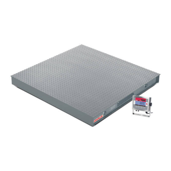 Plataformas industriales OHAUS Serie VX en acero con celdas selladas para pesaje de alta capacidad en ambientes exigentes