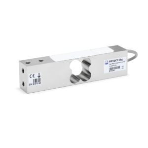 Imagen de la serie de celdas de carga monoplato HBM PW15B / PW15AH / PW15PH, acero inoxidable, protección hasta IP69K, para plataformas industriales.