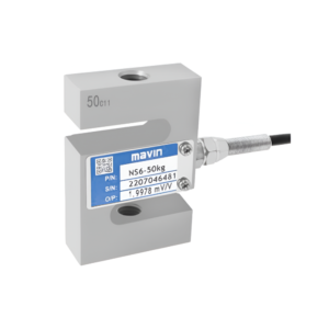 Celda de carga china tipo S marca Mavin modelo NS6 fabricada en aluminio con protección IP67