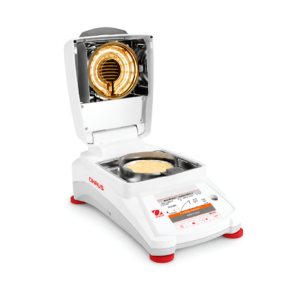 Balanza analizadora de humedad americana marca Ohaus modelo MB90 fuente de calor halogena