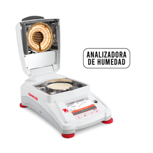 Balanza analizadora de humedad americana marca Ohaus modelo MB90 fuente de calor halogena