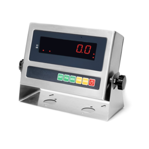 Indicador de peso de acero inoxidable marca Handfree TP9902 o HF-S, con pantalla LED ROJO y carcasa de acero inoxidable