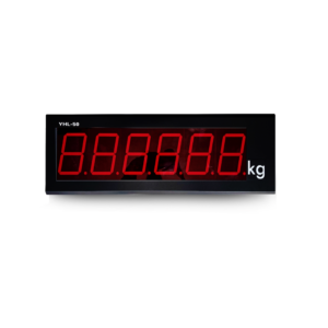 Repetidor de peso o pantalla remota con dígitos LED ROJO, marca Yaohua, modelo YHL-50.
