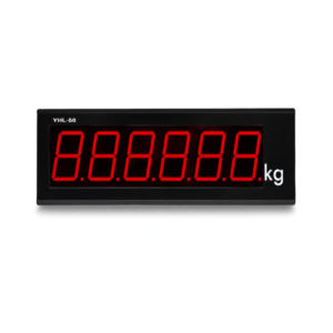 Repetidor de peso o pantalla remota con dígitos LED ROJO, marca Yaohua, modelo YHL-50.