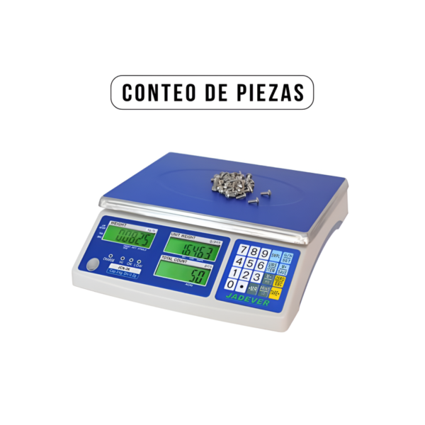 Balanza digital Jadever JCN de alta precisión para uso industrial y comercial.