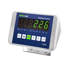Indicador de peso digital WEBOWT ID226 con pantalla LED y diseño industrial